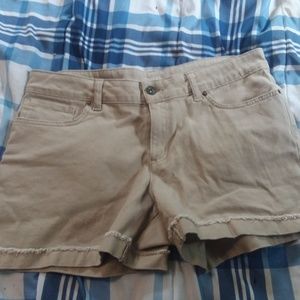 Time and Tru Tan Shorts